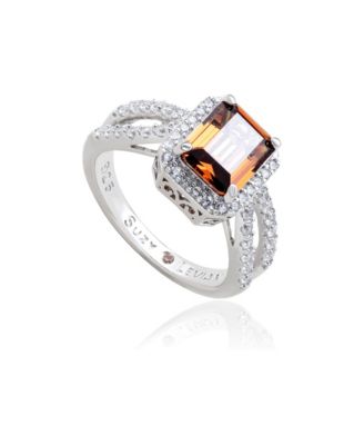 Cubic Zirconia Emerald Cut Ring