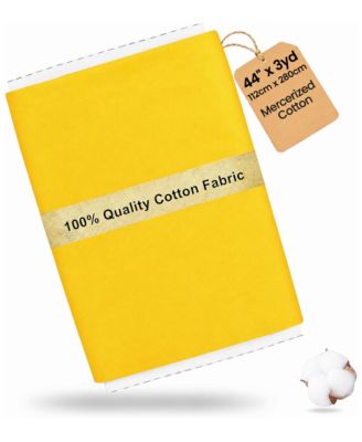Solid Color 100% Cotton Fabric By The Yard Medium Weight For Quilting Sewing Crafts
