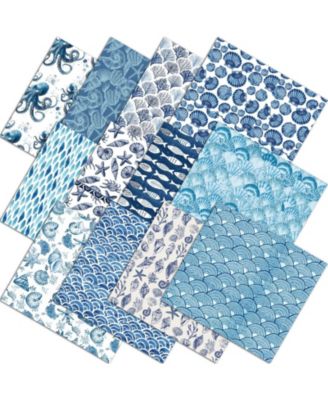 Fall Fabric Fat Quarters Precut Patchwork Quilting Sewing Crafts Bundle
