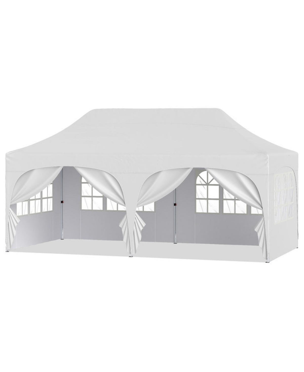 Sugift Pop Up Canopy Tent with 6 Removable Sidewalls for Patio Tent