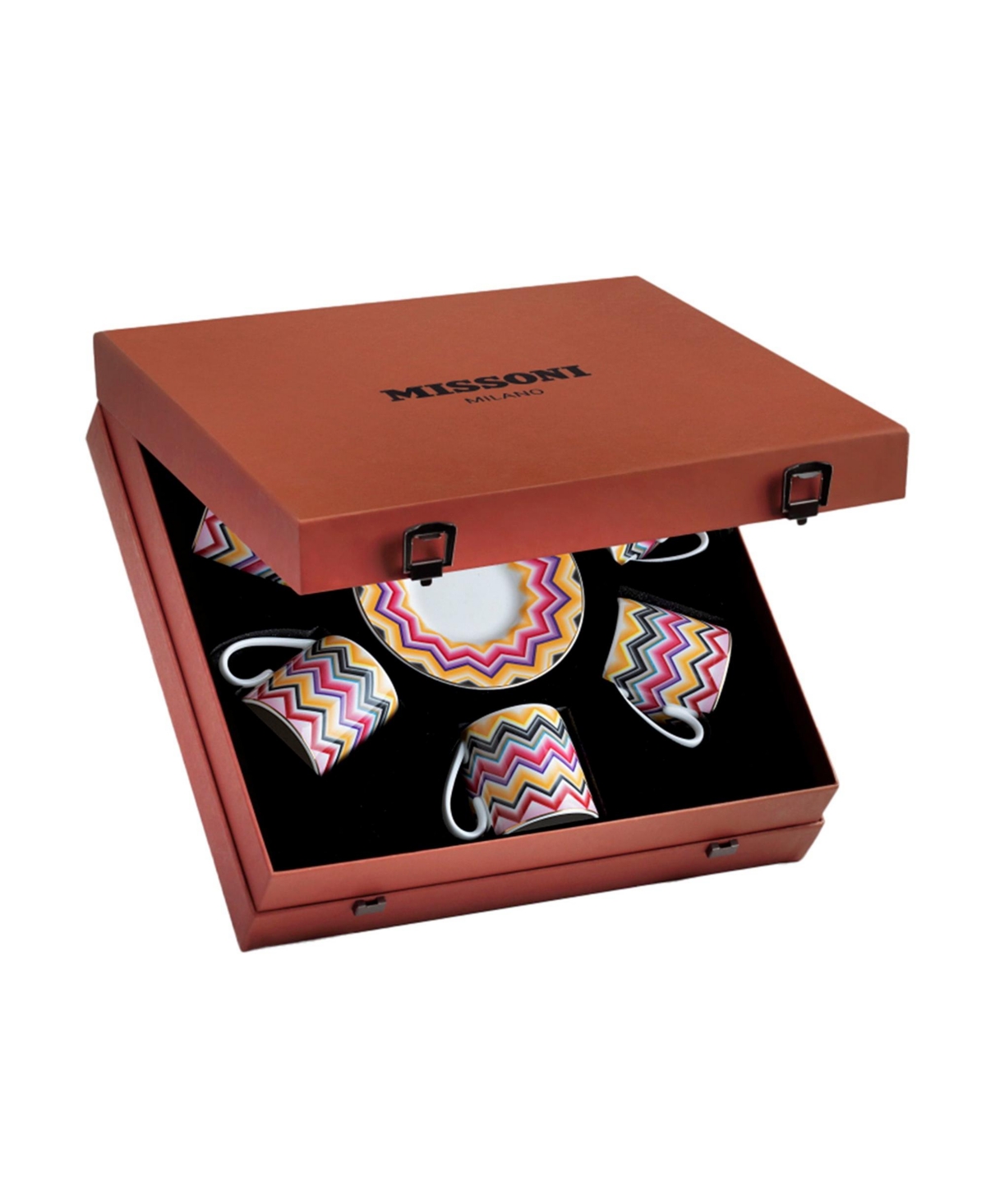 Missoni Coffee Cup and Saucer Set of 6 Cups