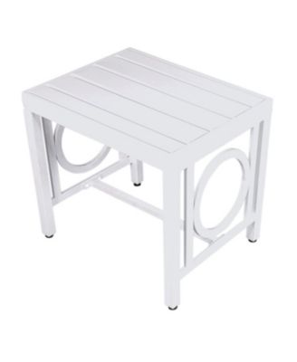 16" Metal Outdoor Side Table