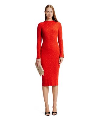 Women's Grace Cable-Knit Midi Dress