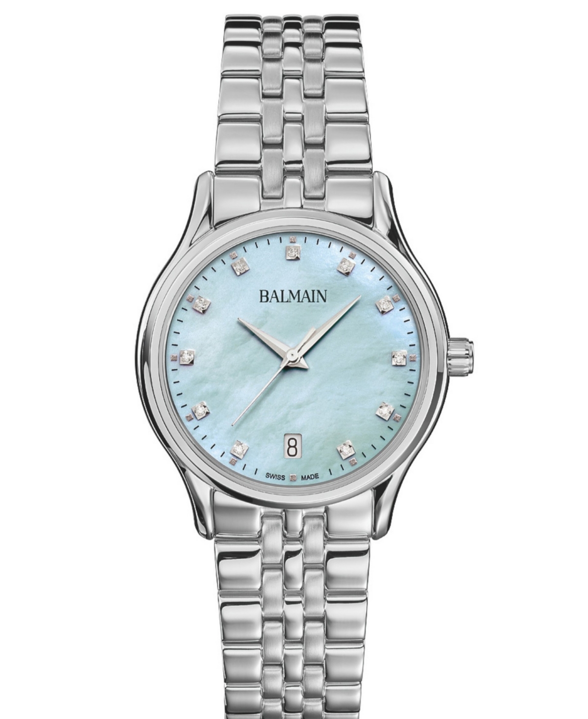 Balmain Women's Swiss Quartz Beleganza Silver Stainless Steel Watch 32mm - Silver