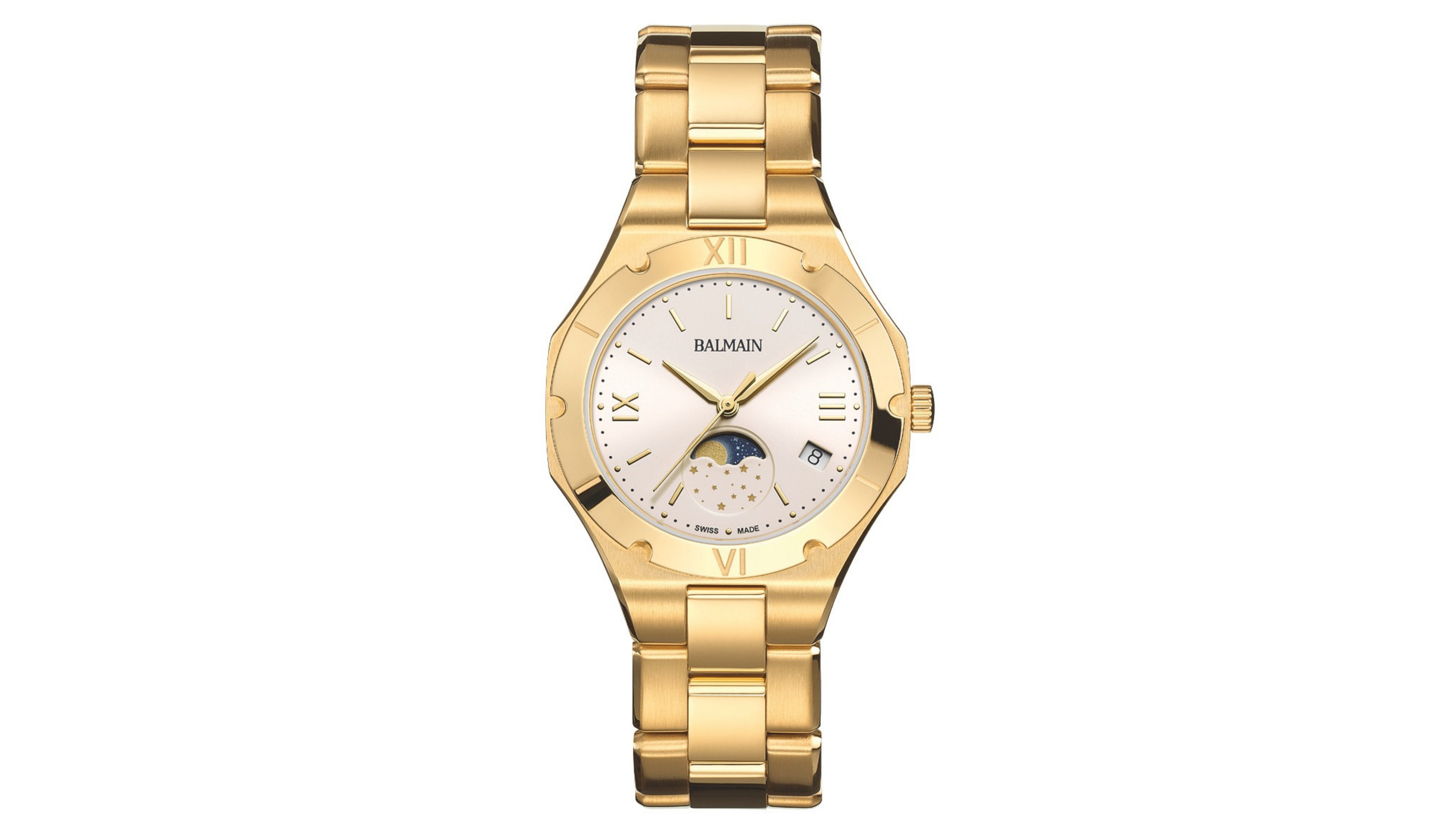 Balmain Women's Be Balmain Swiss Quartz Silver Stainless Steel Bracelet Watch 33mm