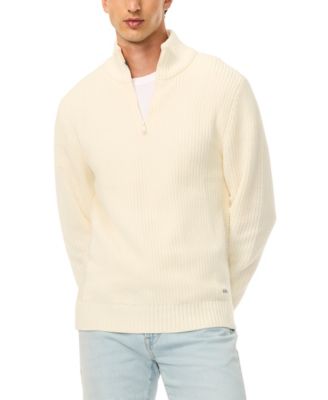 Men's Wyran Quarter-Zip Mock-Neck Classic-Fit Sweater