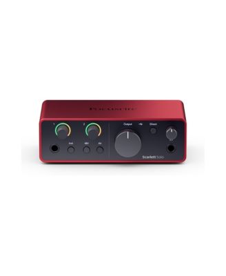 Scarlett Solo 4th Gen USB Audio Interface with Software Suite for PC/Mac