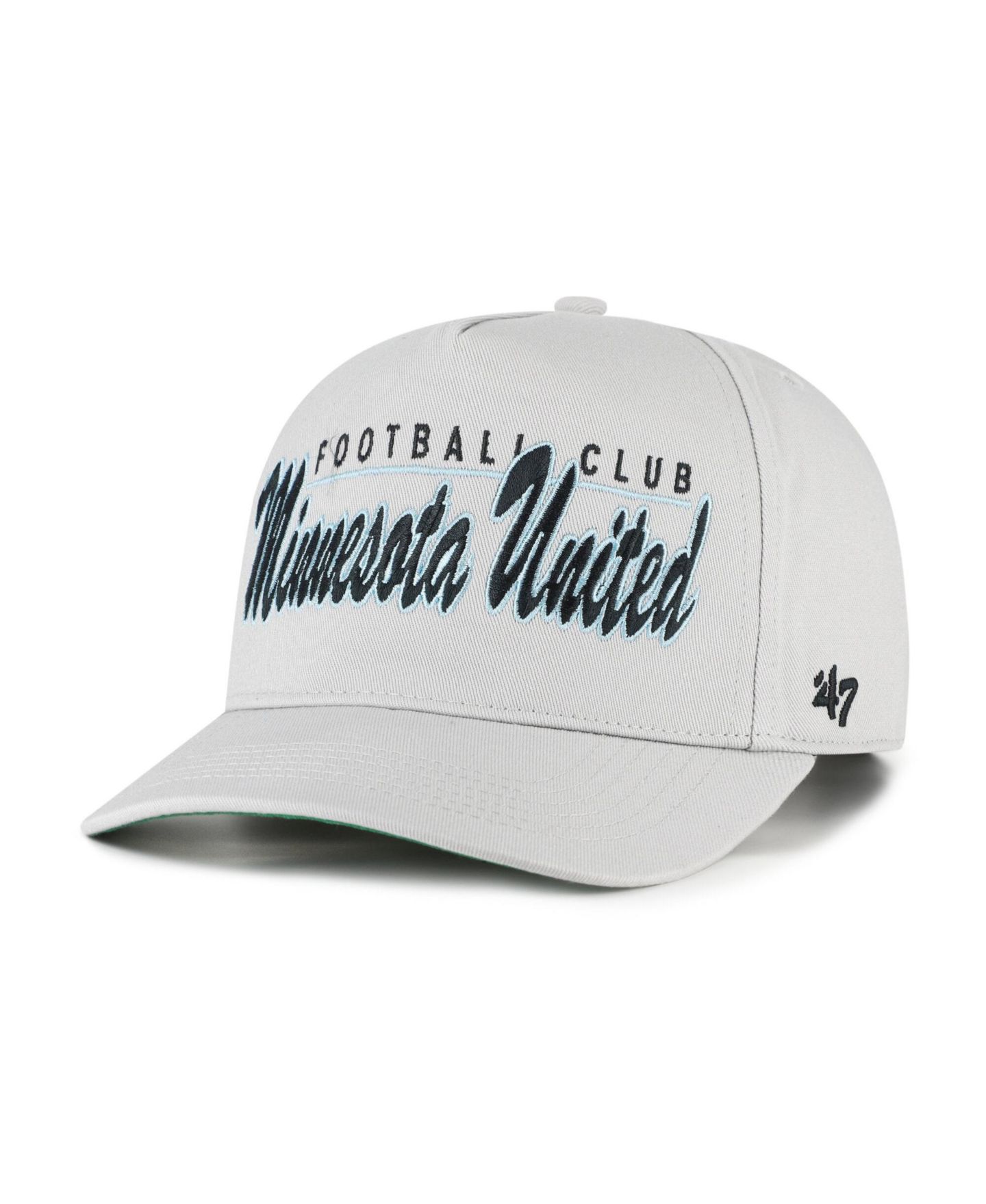 Мужская кепка '47 Brand Gray Minnesota United FC Brush mark Hitch Adjustable Hat — фото 4