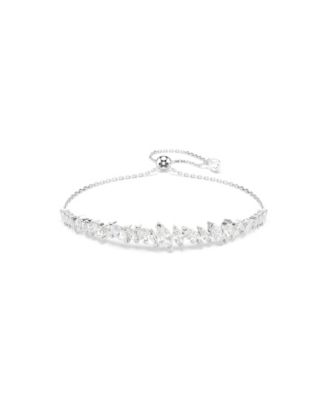 Women's Zirconia White Marquise-Cut Adjustable Bracelet