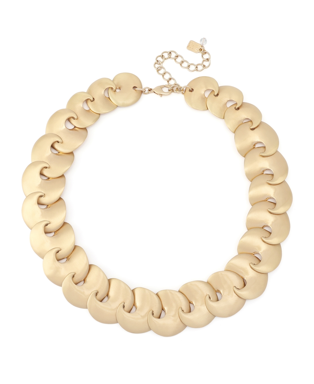 Robert Lee Morris Soho Women's Gold-Tone Statement Choker Necklace - Shiny Gold