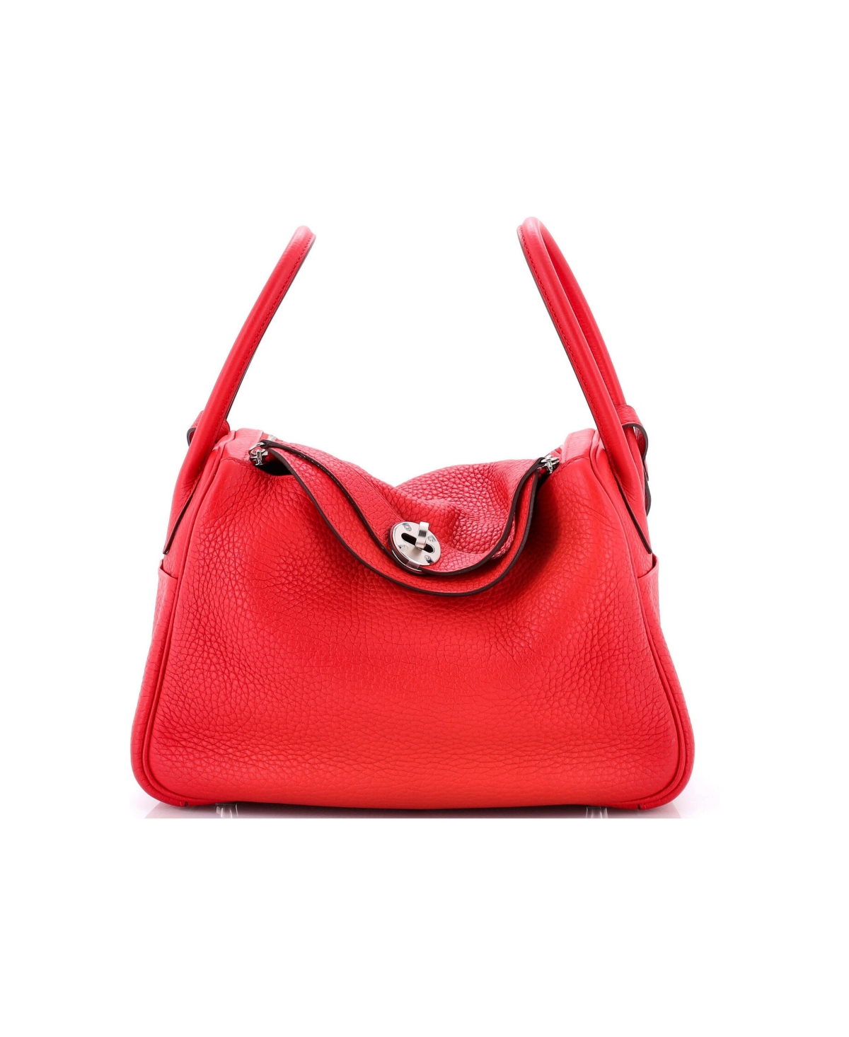 Pre-Owned Hermes 26 Lindy Bag Clemence - Red