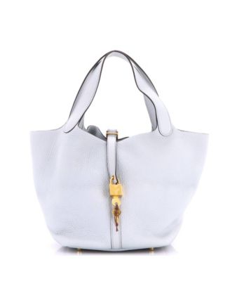 Pre-Owned HERMES MM Picotin Lock Bag Clemence