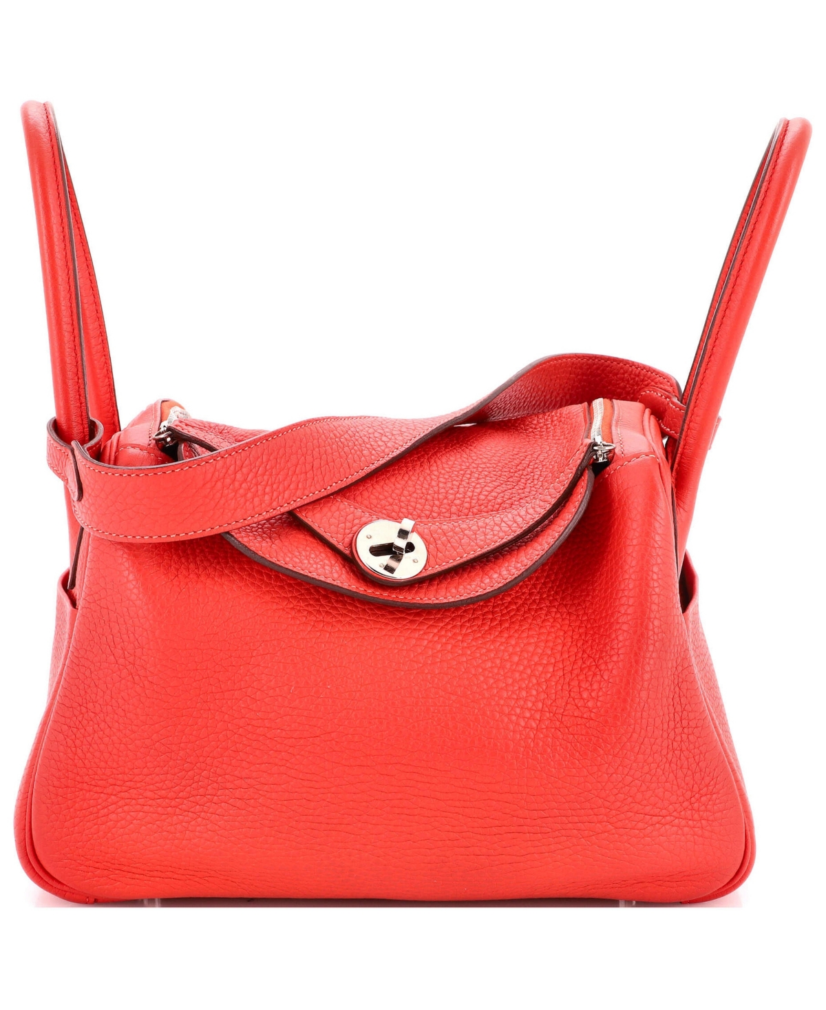 Pre-Owned Hermes 26 Lindy Bag Clemence - Red