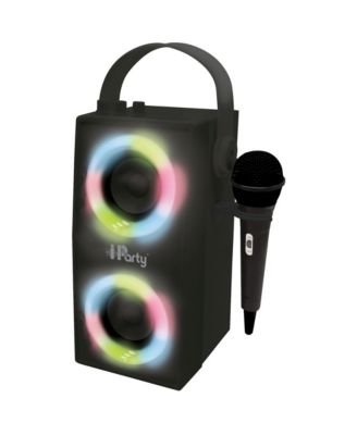 iParty Bluetooth Rechargeable LED Light Effects Karaoke Speaker