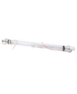 CO2 Laser Tube with Metal Head Wires Preconnected with Coating for Laser Cutter Laser Engraving Cutting Machine, 80W-1250mm