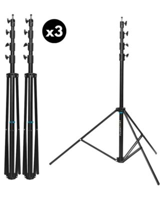 13' Heavy-Duty Air-Cushion AutoStand Pro Automatic Light Stand, 3-Pack