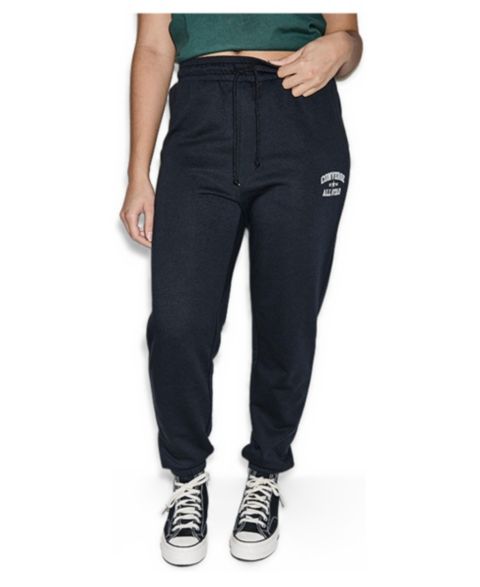 Женские брюки Converse All Star French Terry, цвет: Чёрный