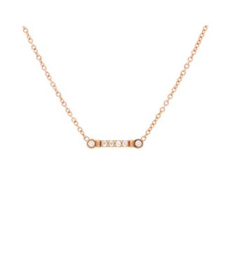 Fleur de Lis Key Bar Pendant Necklace