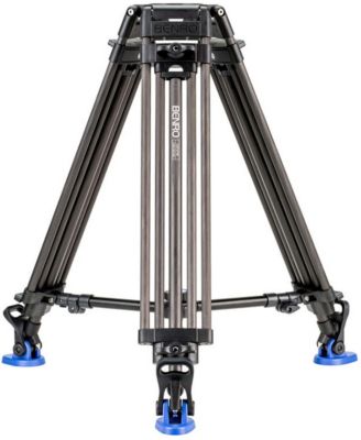 C674TM 100mm Bowl 3-Section Dual Stage Carbon Fiber Tandem-Leg Video Tripod