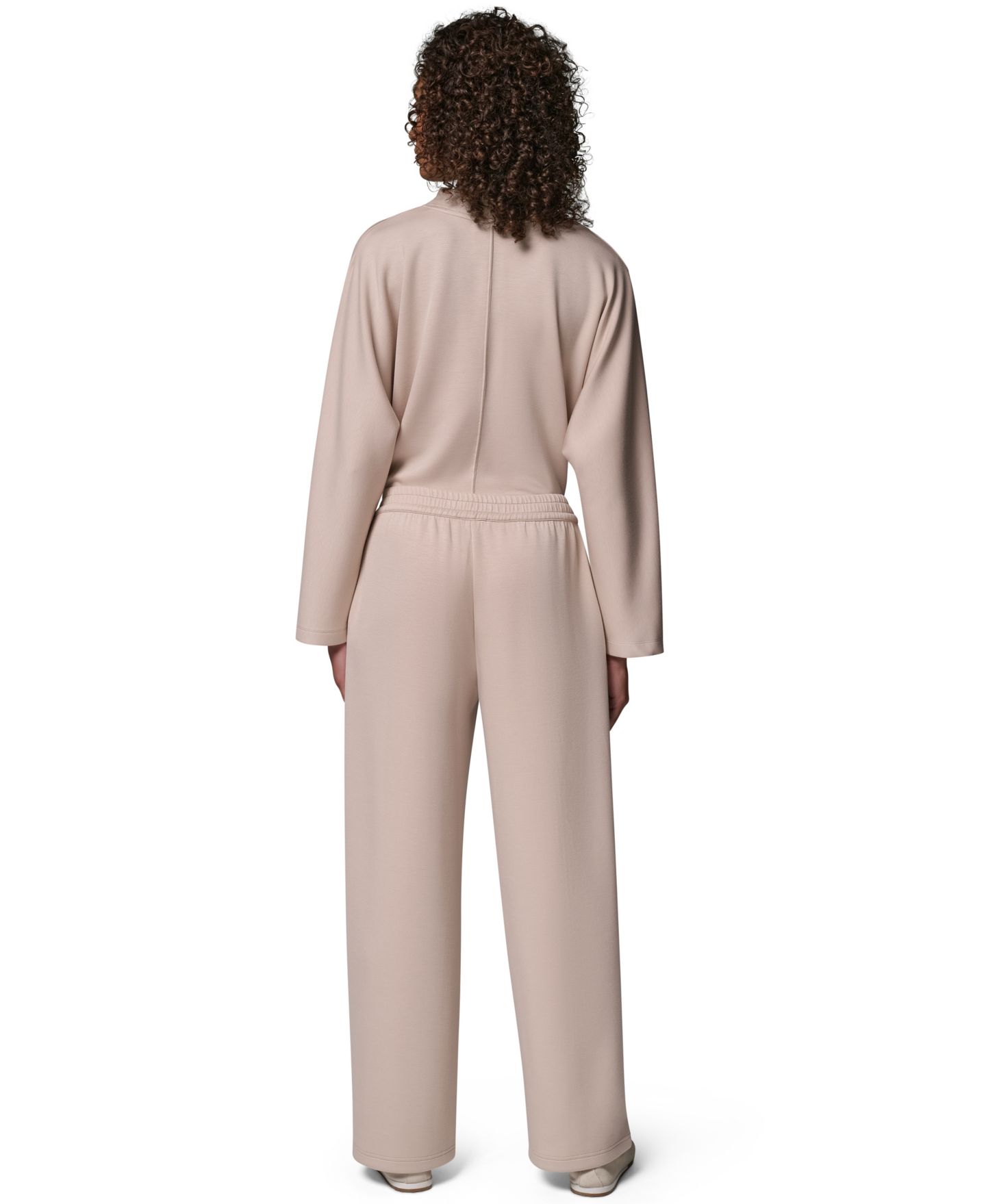 Женские брюки Donna Karan Weekend Jet Setter Mid-Rise Pull-On Wide-Leg, цвет: Розовый серо-коричневый — фото 16