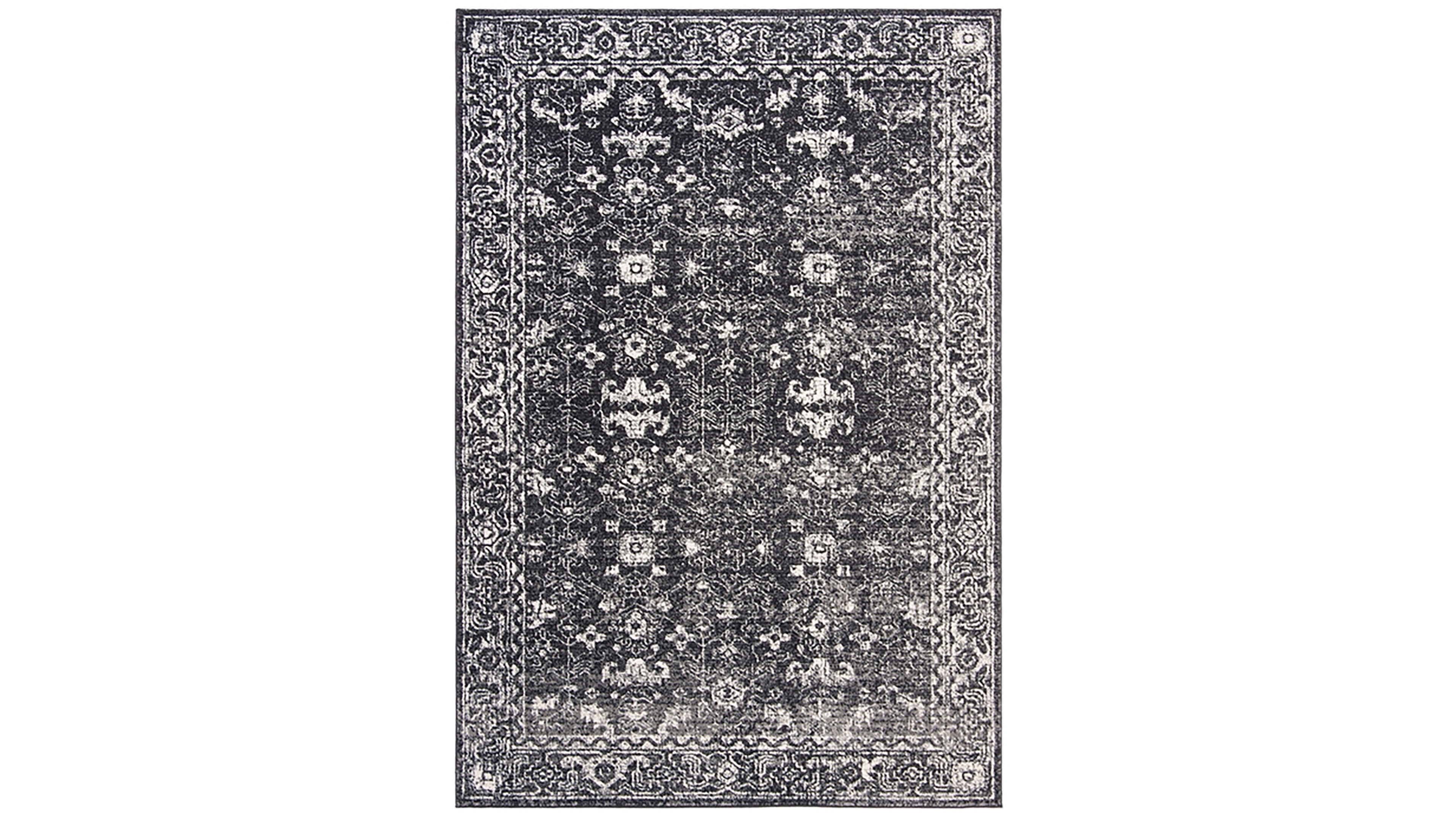 Safavieh Evoke EVK270K Charcoal/Ivory 8' x 10' Area Rug