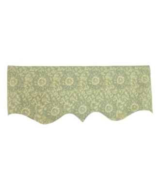 100% Cotton French Sun Flower Regal Lined Window Valance 50" x 17"