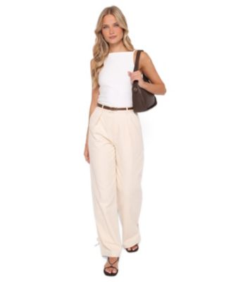 Women's Asher High-Waisted Tapered-Leg Pants