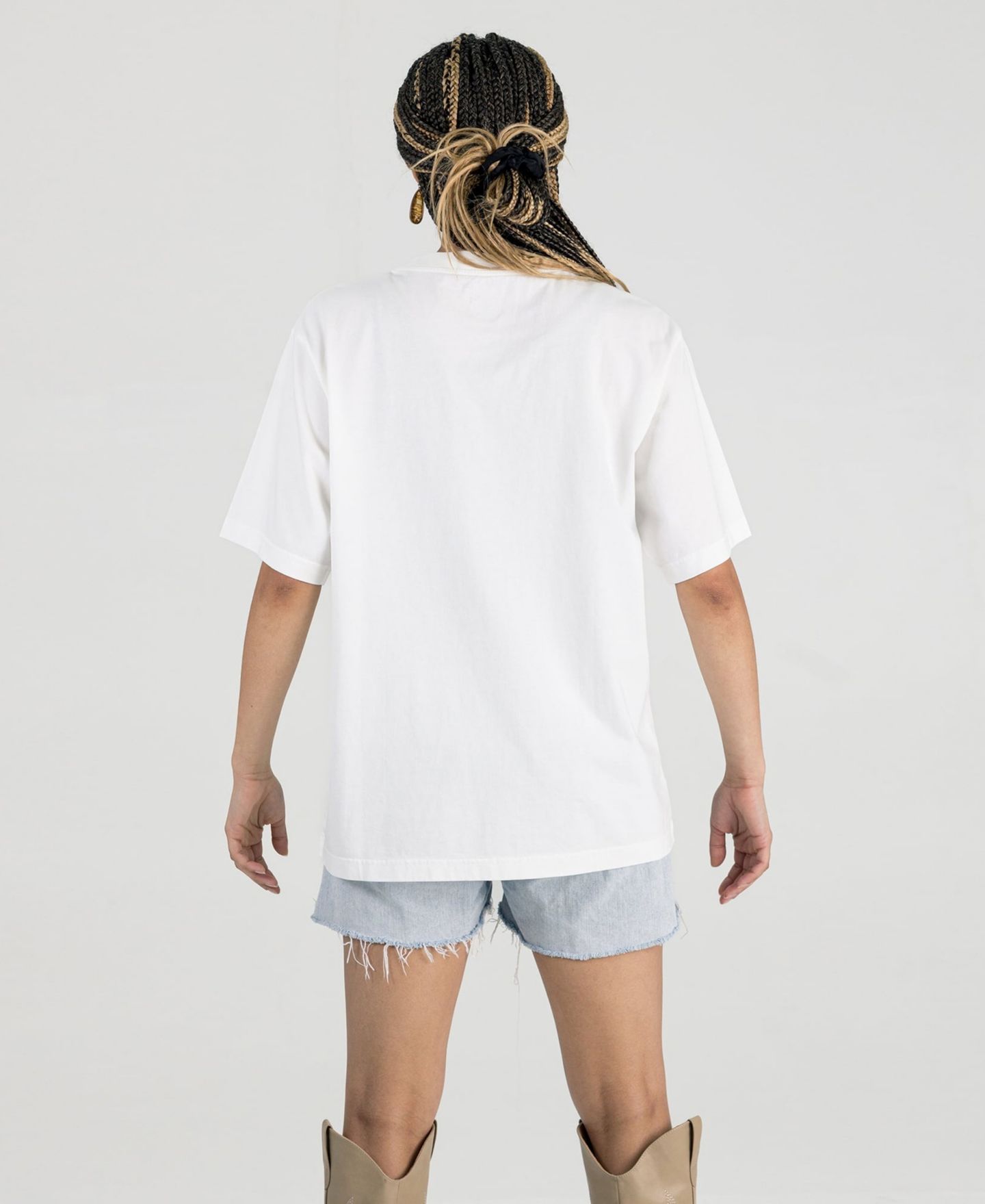 Женская футболка Gameday Couture Cream Missouri Tigers Oversized Fierce Focus — фото 4