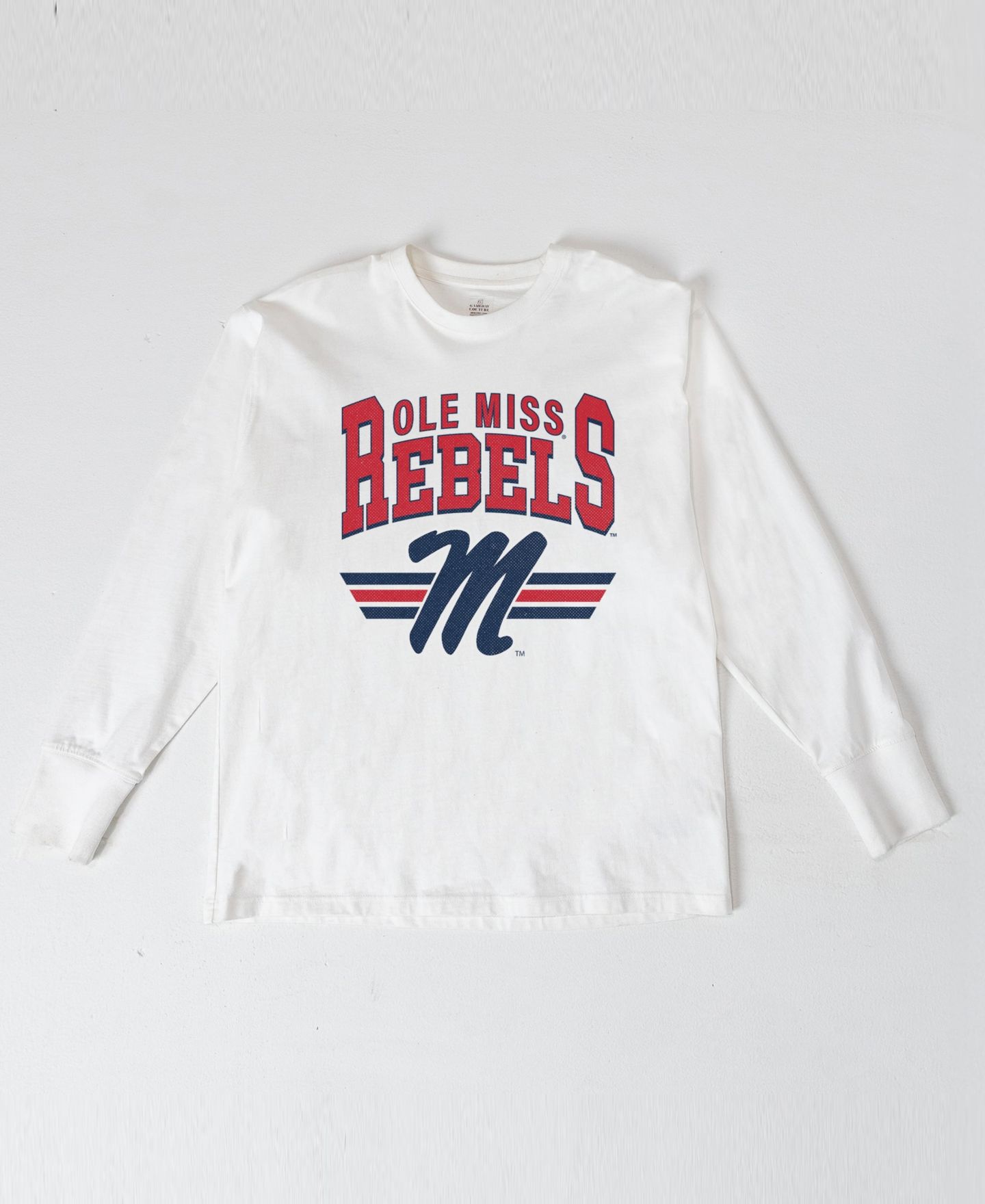 Женская футболка Gameday Couture White Ole Miss Rebels Oversized Swift Strike Long-Sleeve — фото 2