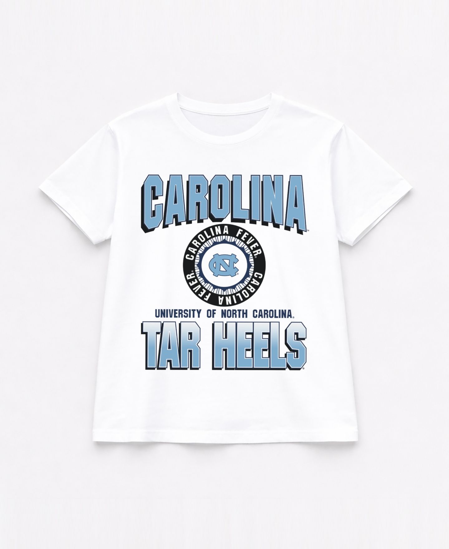 Женские футболки Gameday Couture White North Carolina Tar Heels All-Time Classic Oversized Flowy — фото 5