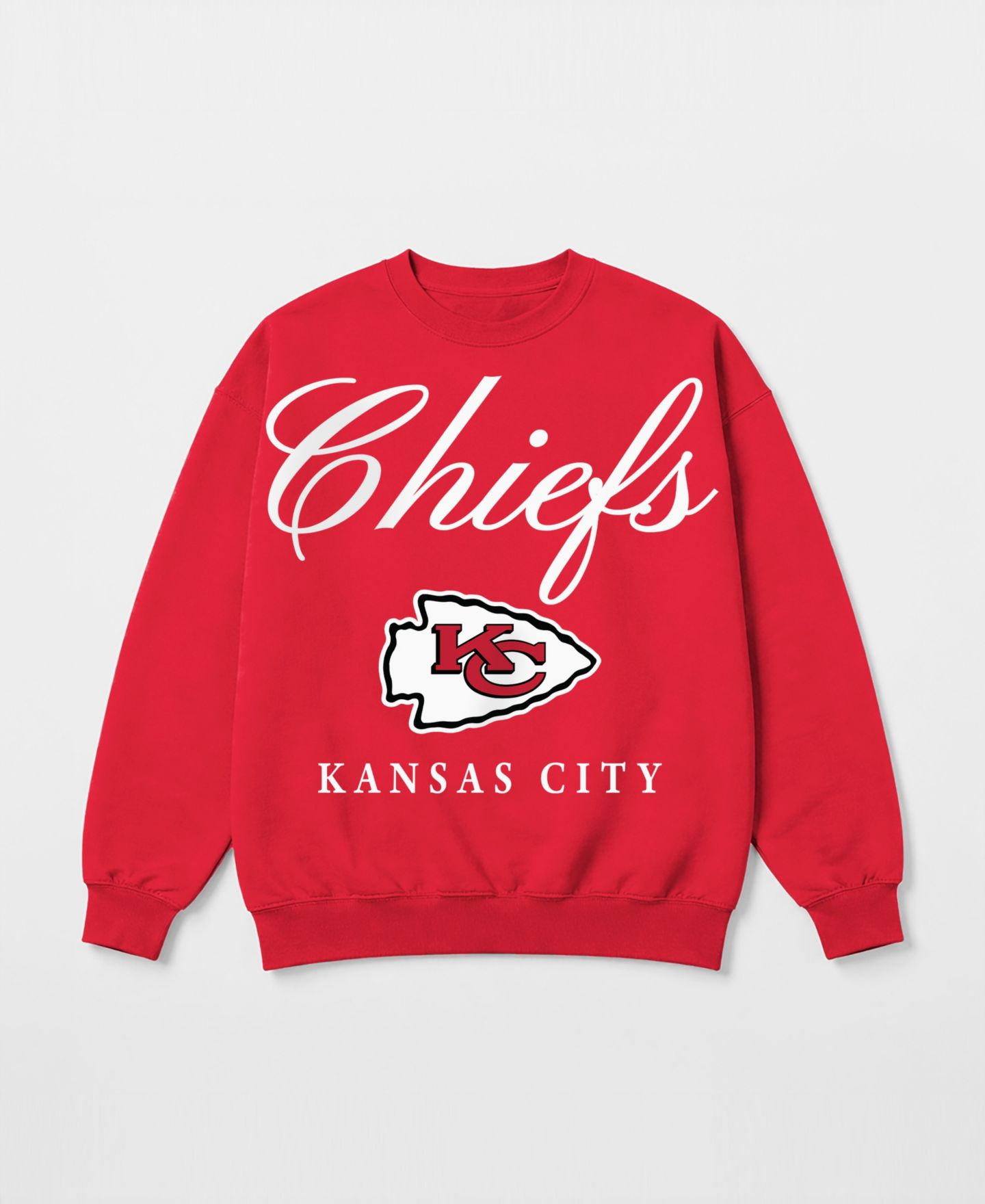 Женская толстовка Gameday Couture Red Kansas City Chiefs Legacy Club Premium Fleece Drop Shoulder Oversized — фото 5
