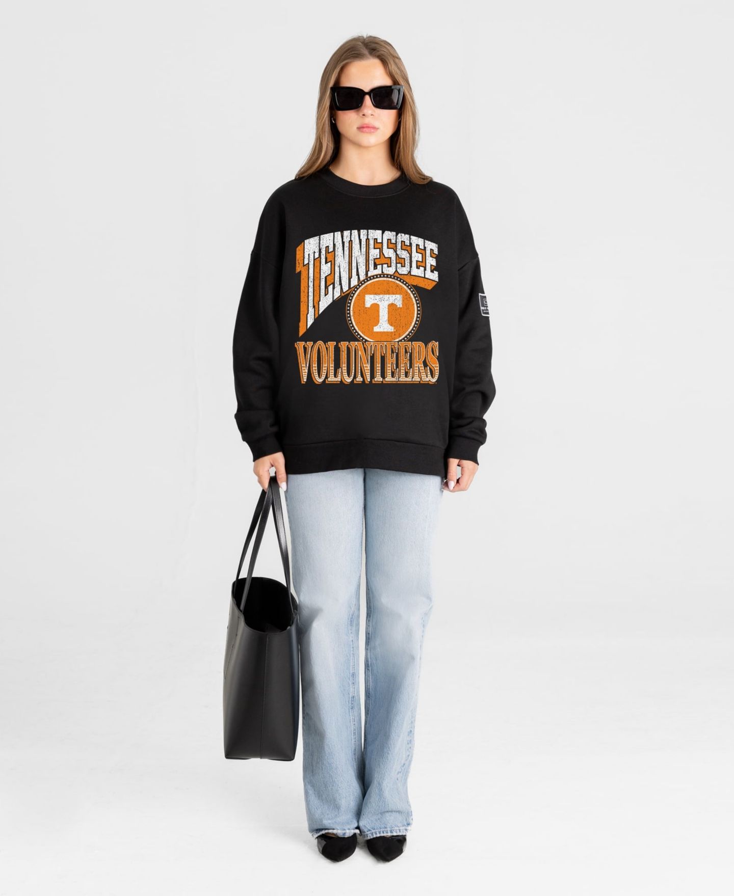 Женская толстовка Gameday Couture Black Tennessee Volunteers Victory Black Label Premium Drop Shoulder — фото 3