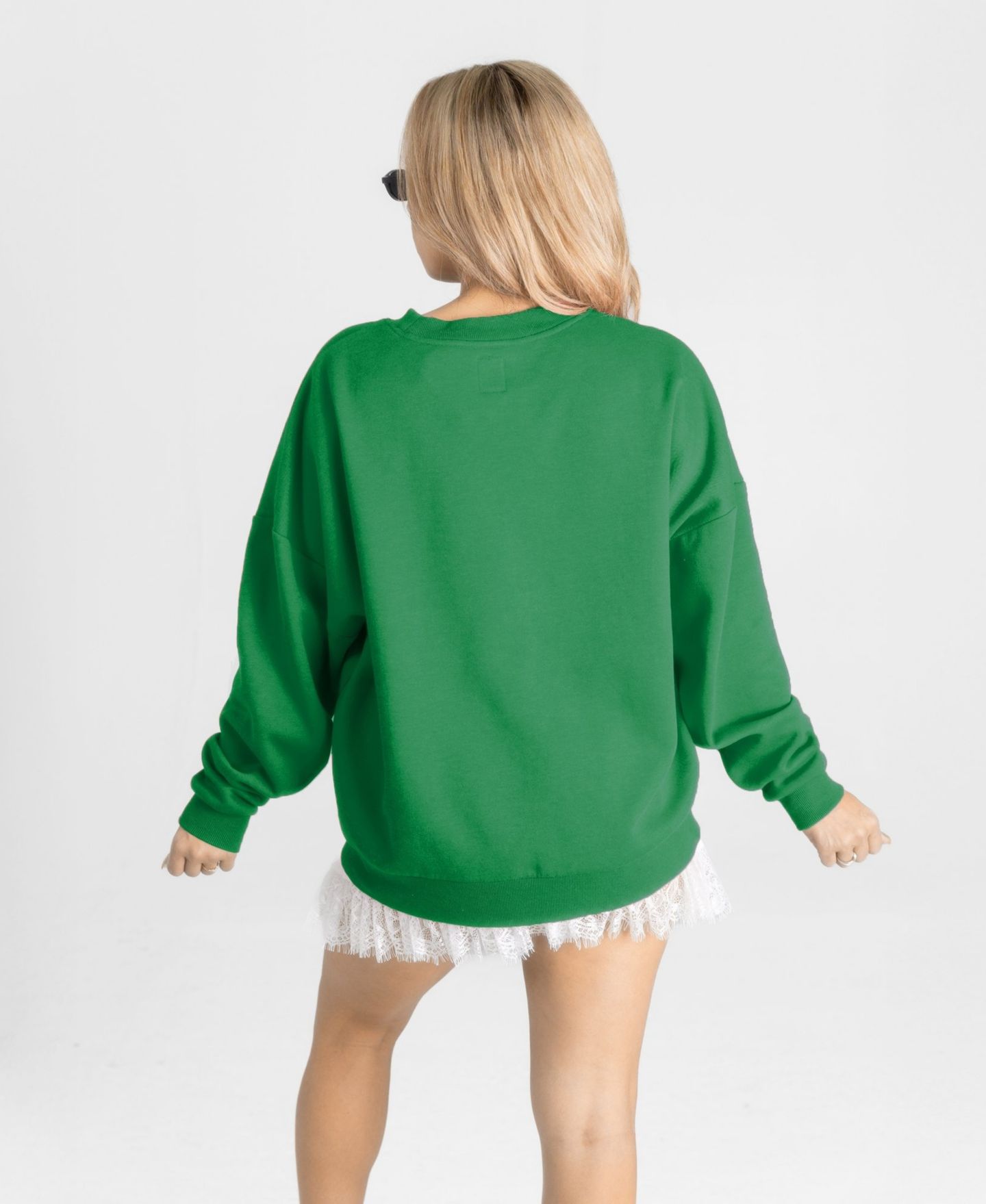 Женская толстовка Gameday Couture Kelly Green Philadelphia Eagles Main Character Oversized Premium Drop Shoulder — фото 2