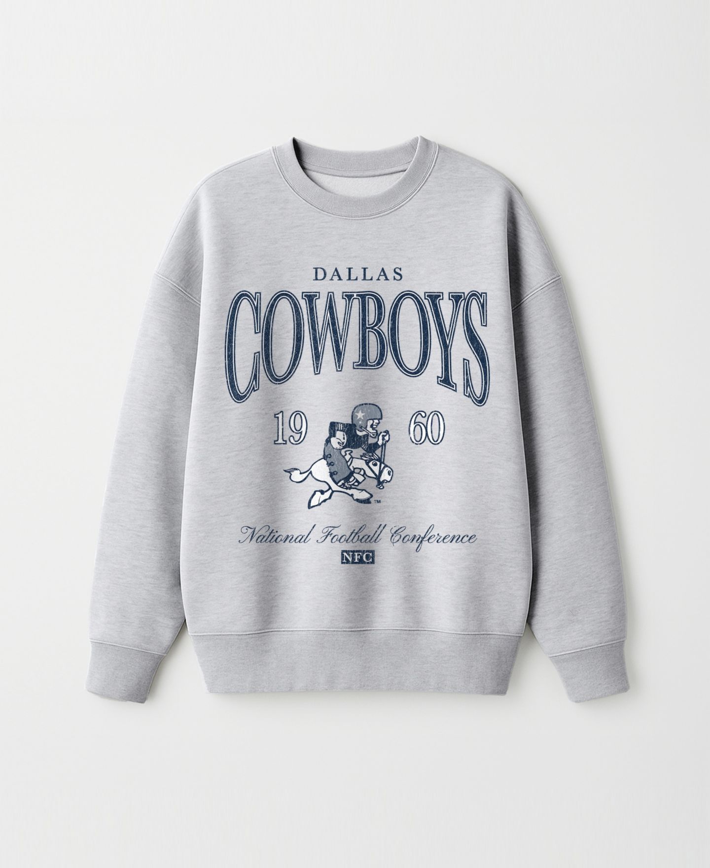 Женская толстовка Gameday Couture Ash Dallas Cowboys Instant Classic Oversized Premium Drop Shoulder — фото 4