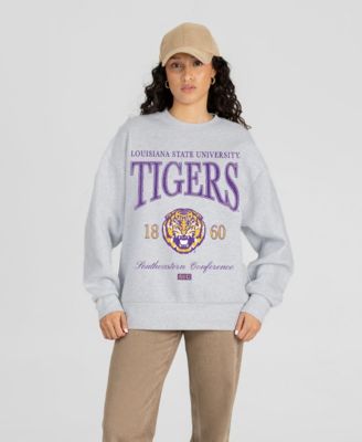 Women's Ash LSU Tigers Instant Classic Sweatshirt
