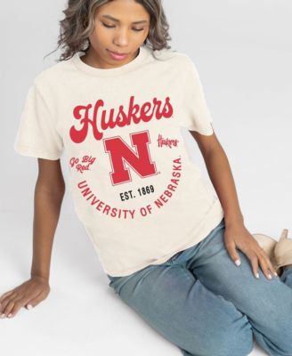 Women's Natural Nebraska Huskers You Know Our Name T-Shirt