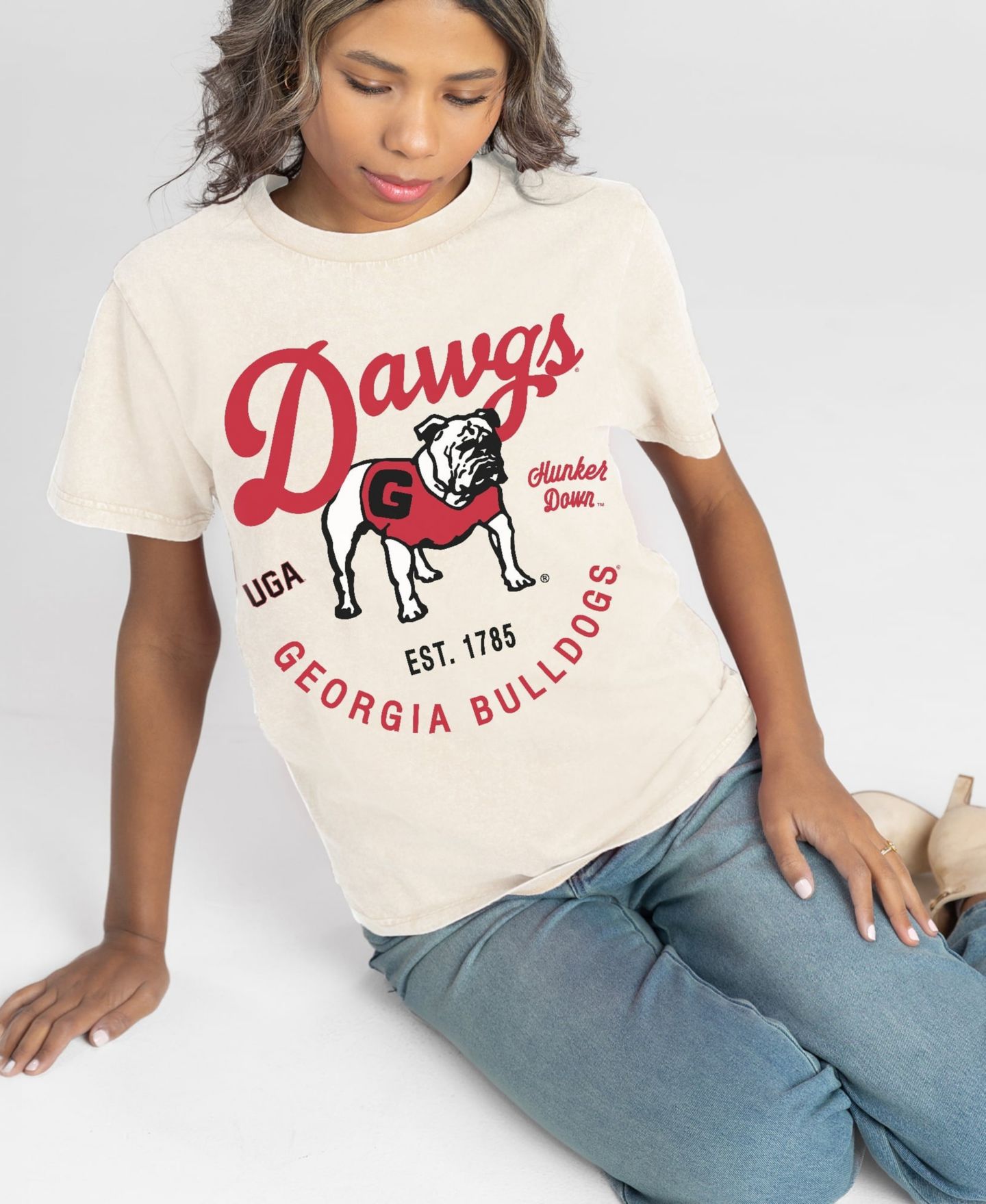 Женская футболка Gameday Couture Natural Georgia Bulldogs You Know Our Name — фото 1