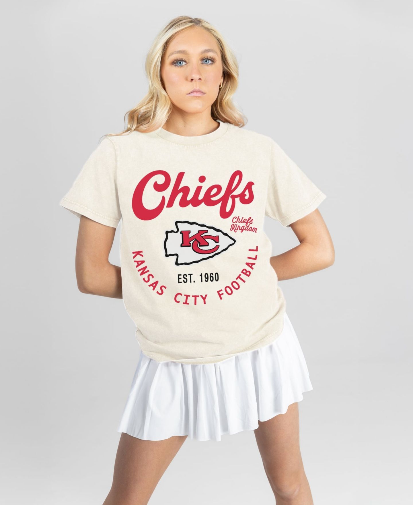 Женская футболка Gameday Couture Natural Kansas City Chiefs You Know Our Name — фото 1