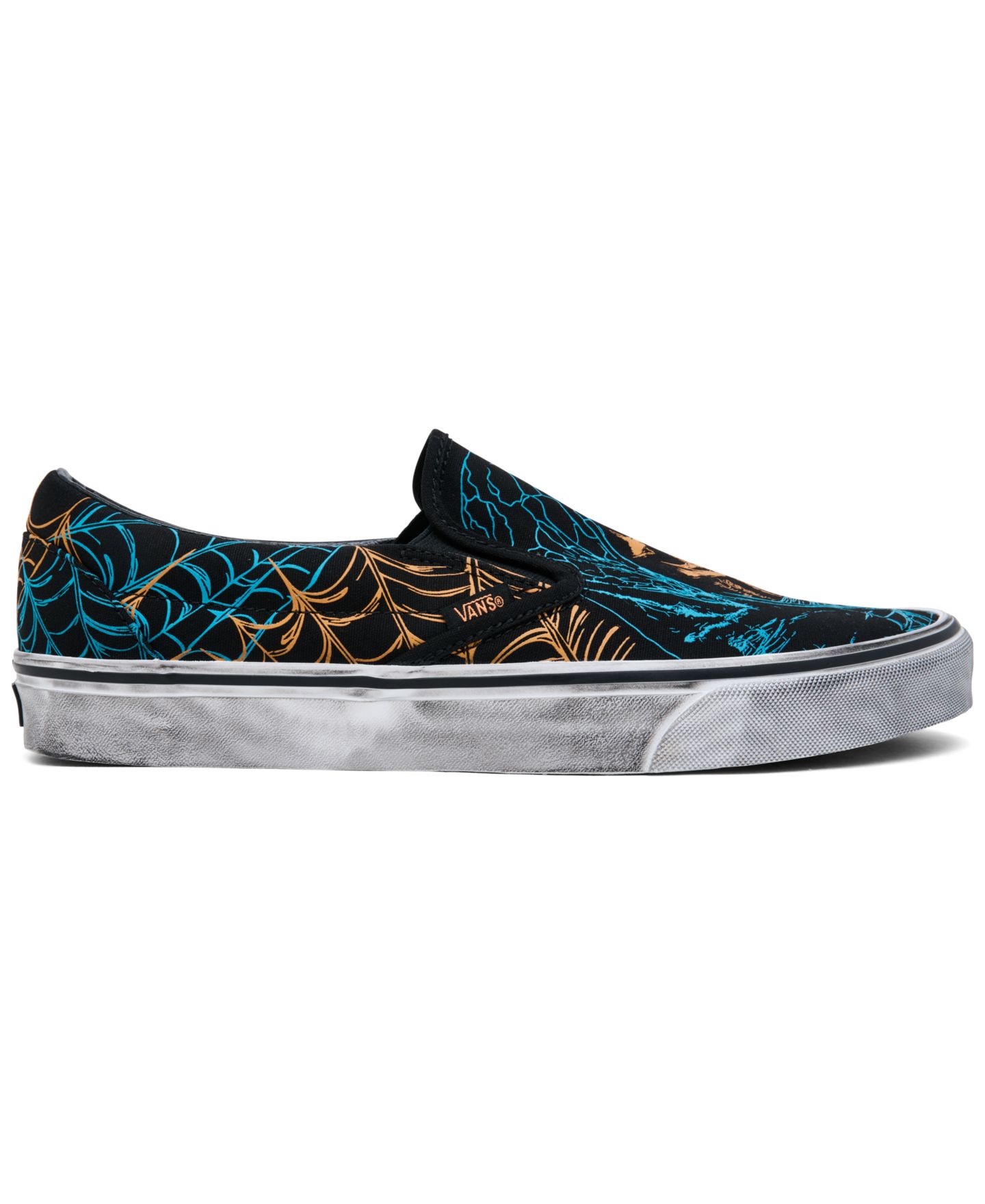 Мужские кроссовки Vans Classic Slip-On Lifestyle, цвет: Чёрный — фото 2