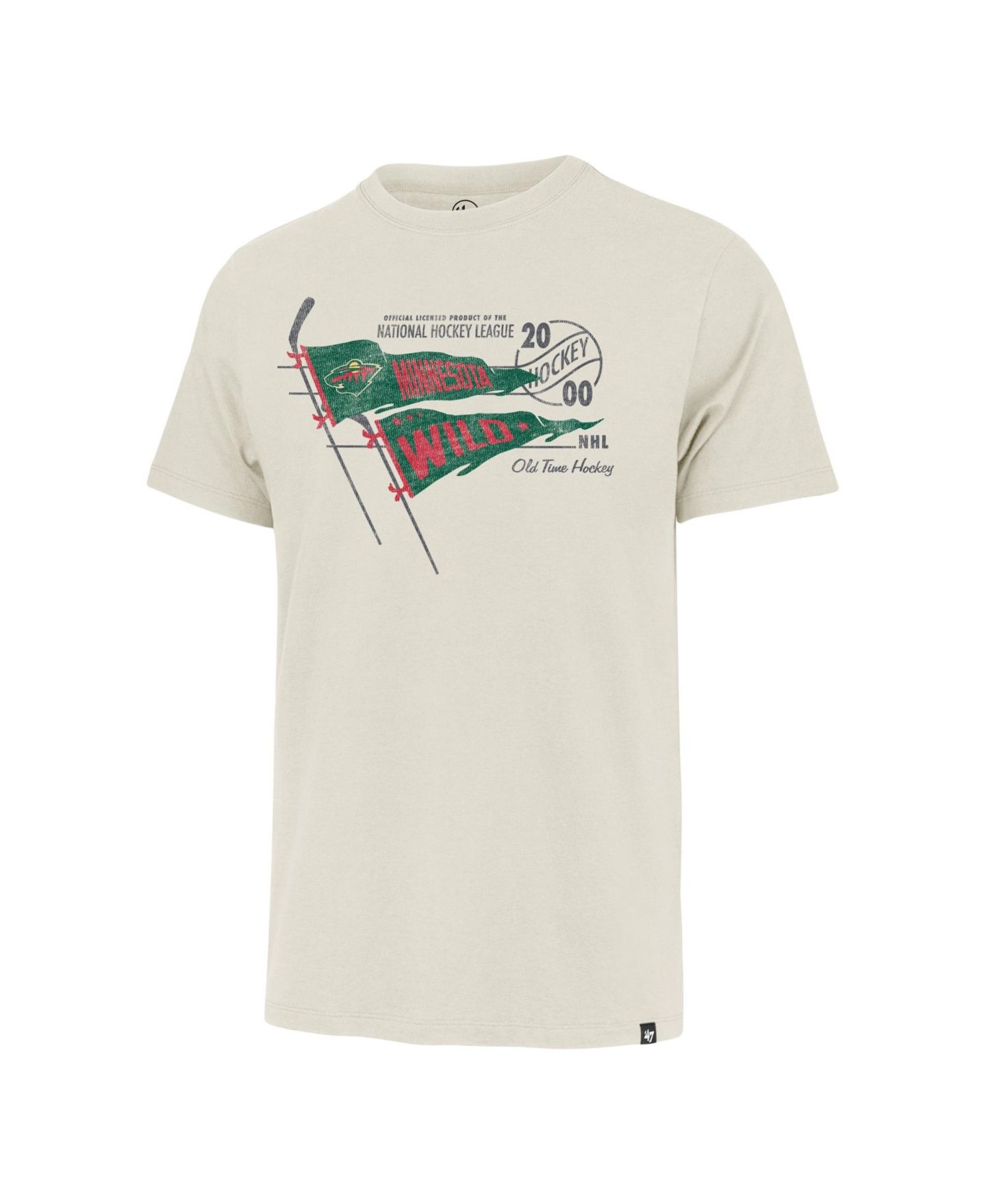 Мужская футболка '47 Brand Cream Minnesota Wild Journeyman Franklin — фото 2
