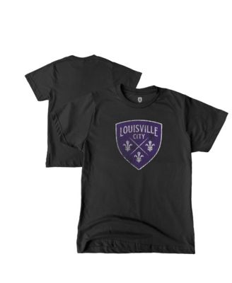Big Boys' and Girls' Black Louisville City FC Color Badge T-Shirt