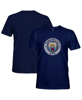 Men's Navy Manchester City Badge T-Shirt