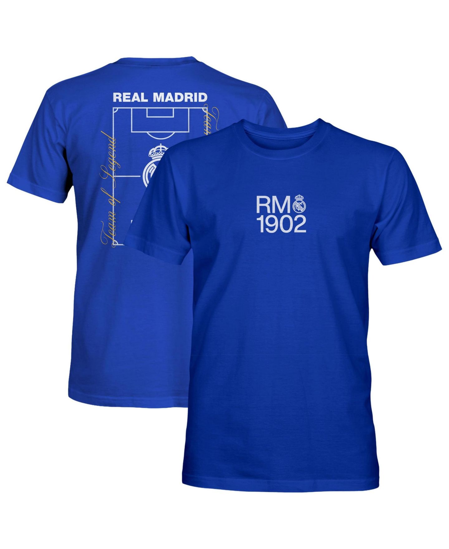 Мужская футболка 1863FC Blue Real Madrid True To Glory Heavyweight — фото 1