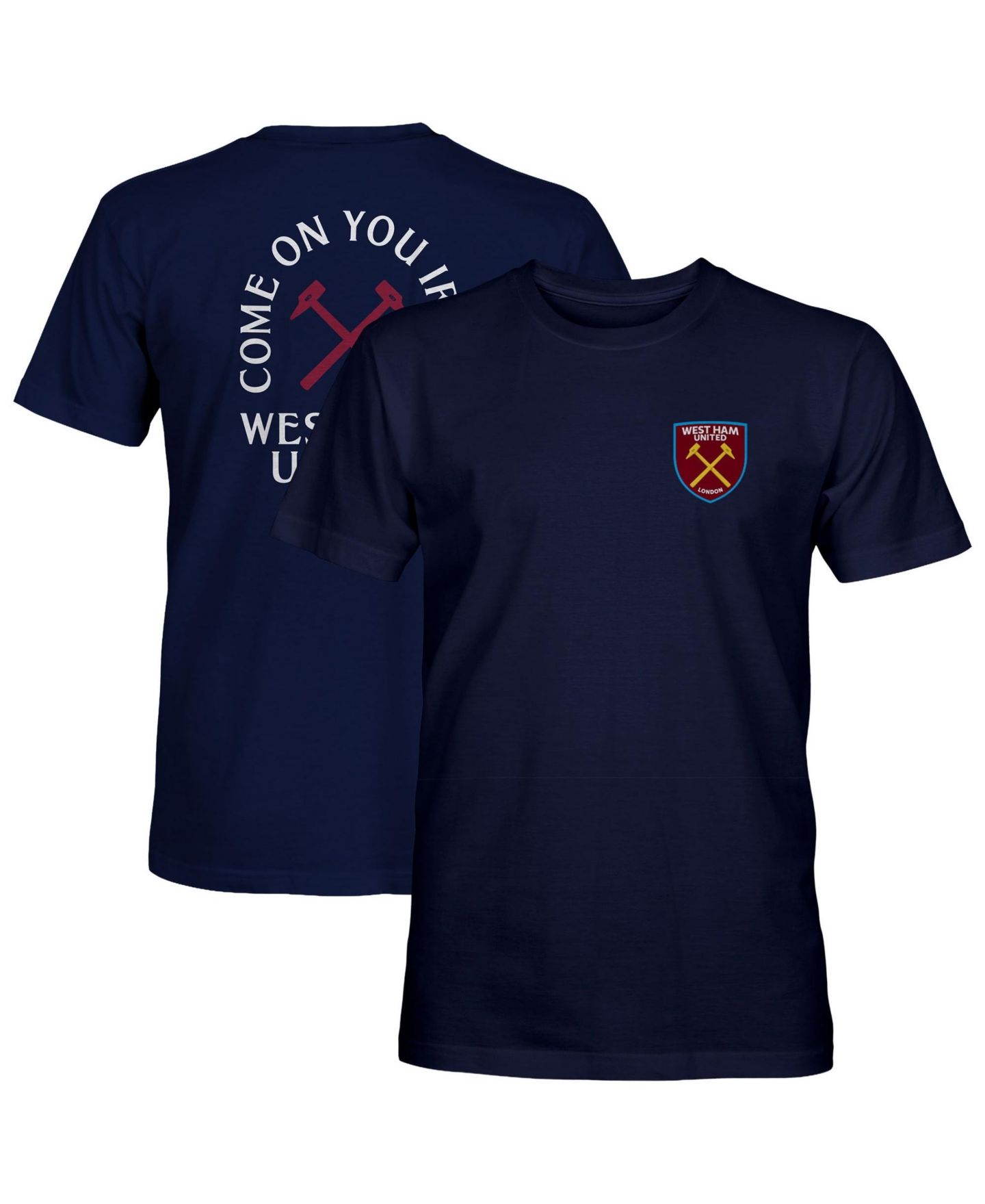 Мужская футболка 1863FC Navy West Ham United True To Glory Heavyweight — фото 1