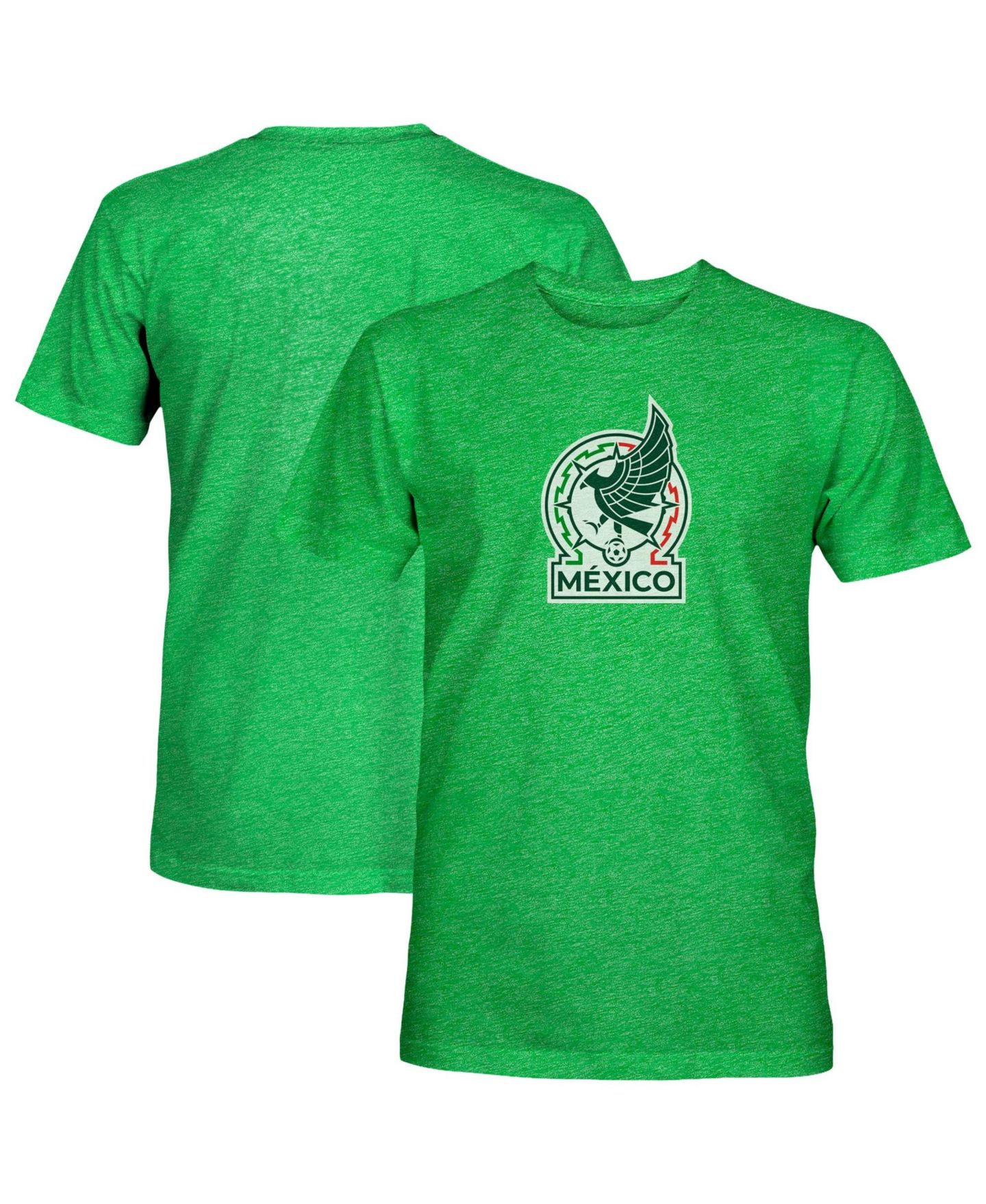 Мужская футболка 1863FC Green Mexico National Team Color Badge Tri-Blend — фото 1