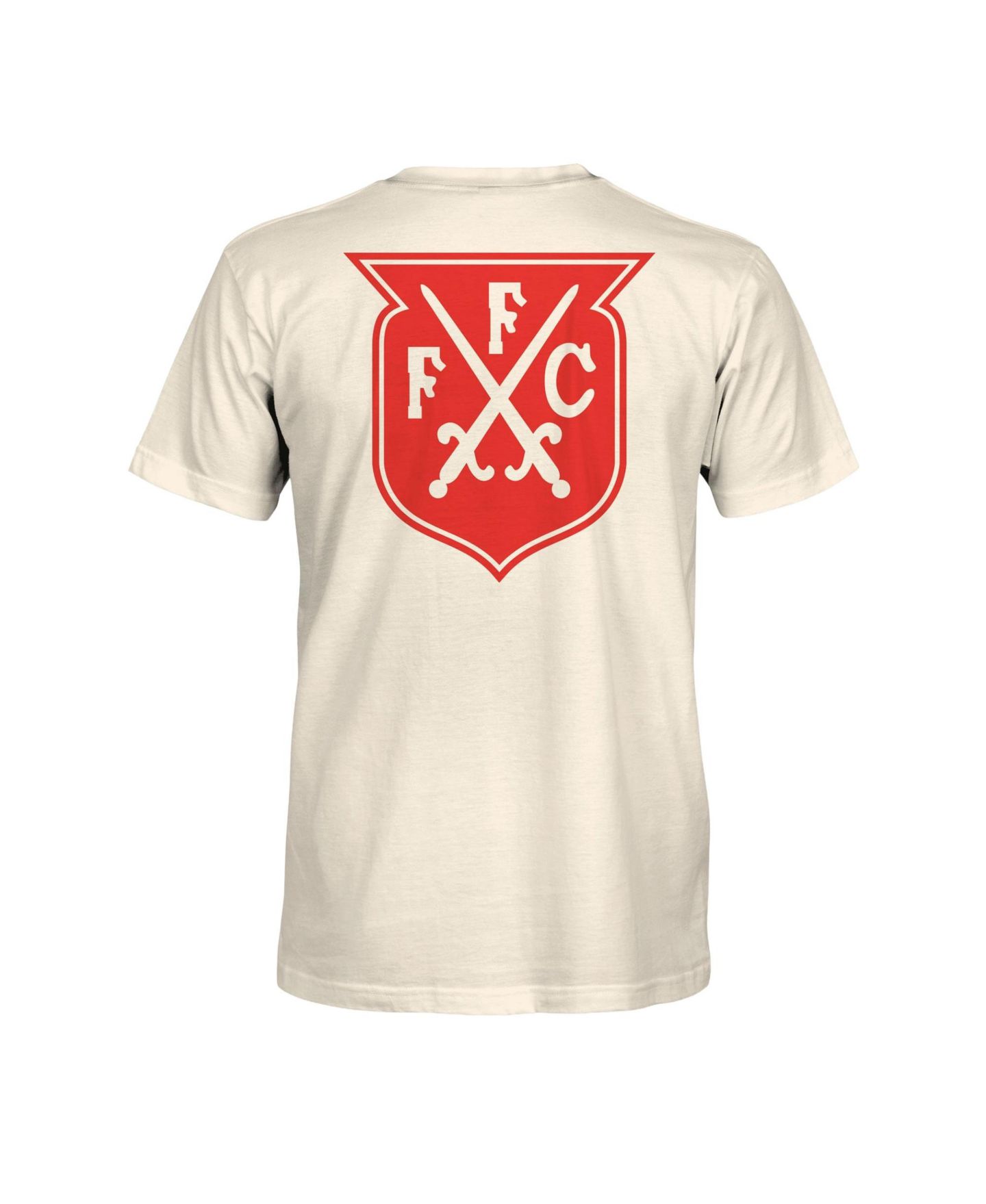 Мужская футболка 1863FC Cream Fulham Big Logo Heavyweight — фото 3