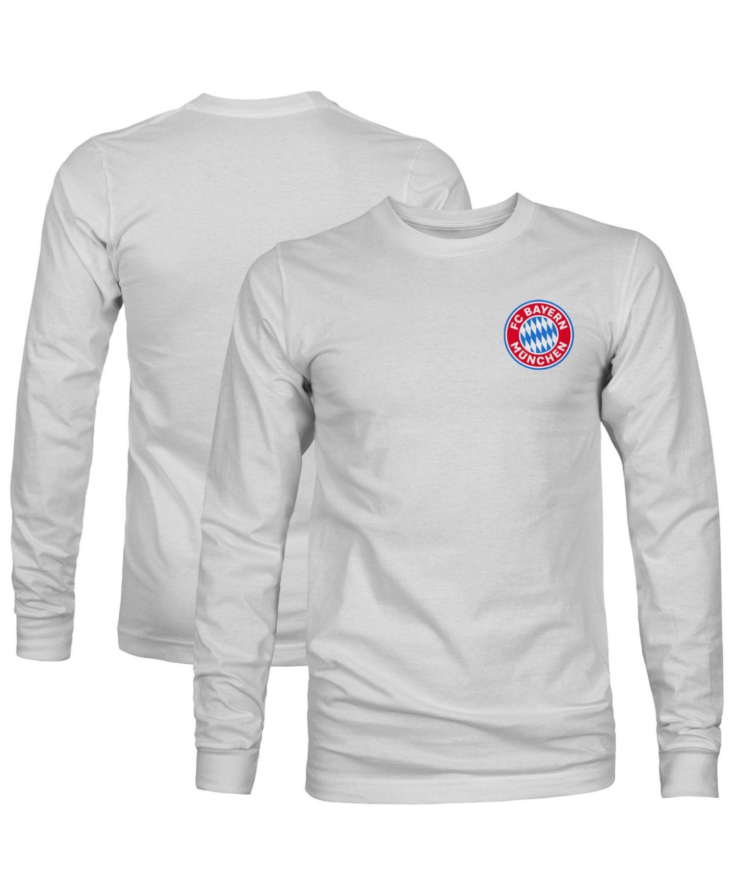 Мужская футболка 1863FC Gray Bayern Munich Back Team Arch Long-Sleeve — фото 1