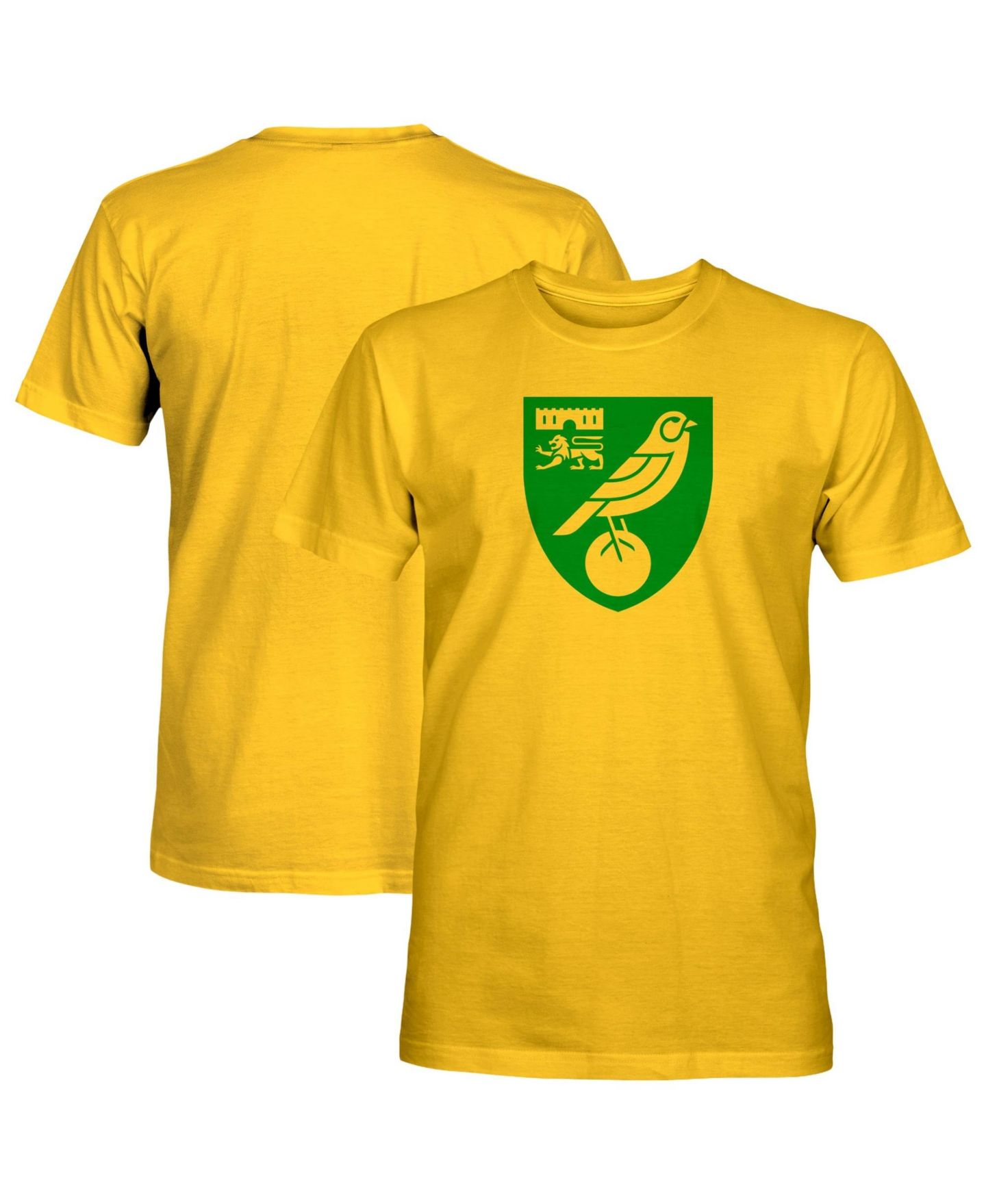 Мужская футболка 1863FC Gold Norwich City Mono Badge — фото 1