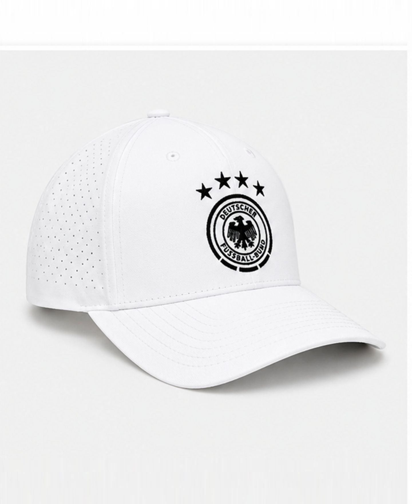 Мужская кепка 1863FC White Germany National Team High Point Adjustable Hat — фото 3