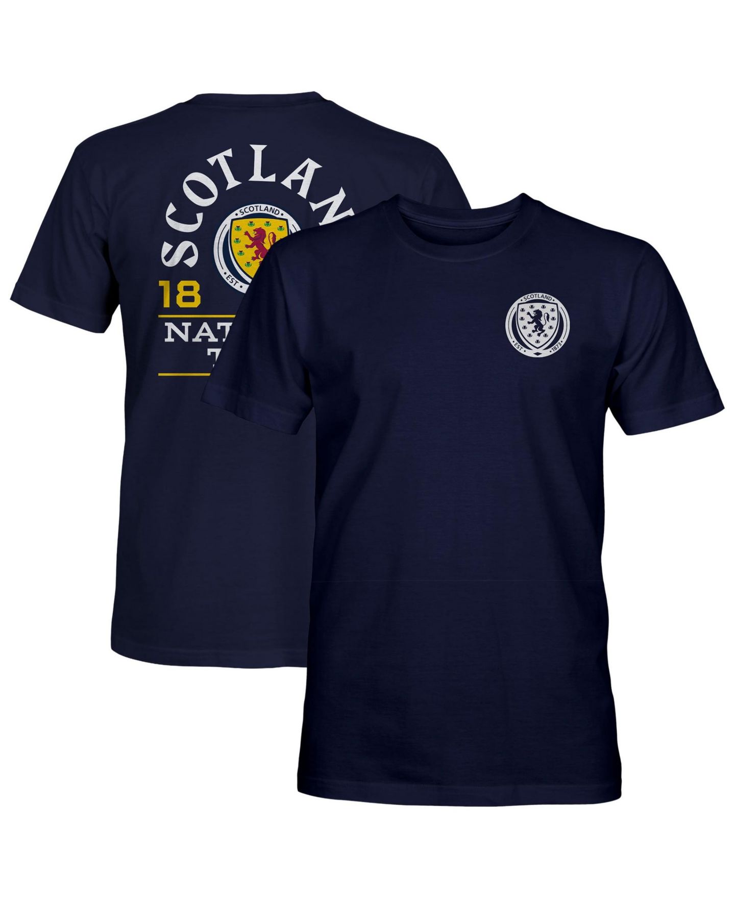 Мужская футболка 1863FC Navy Scotland National Team True to Glory Heavyweight — фото 1